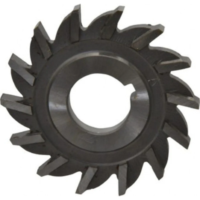 Made in USA 2 Diam x 3/16 Face Width Straight Tooth Side Milling Cutter 5/8 Arbor Hole, High Speed Steel, Uncoated, 1...